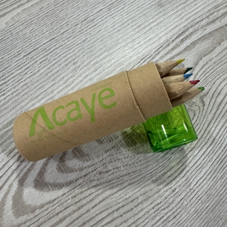 Lapicero con sacapuntas